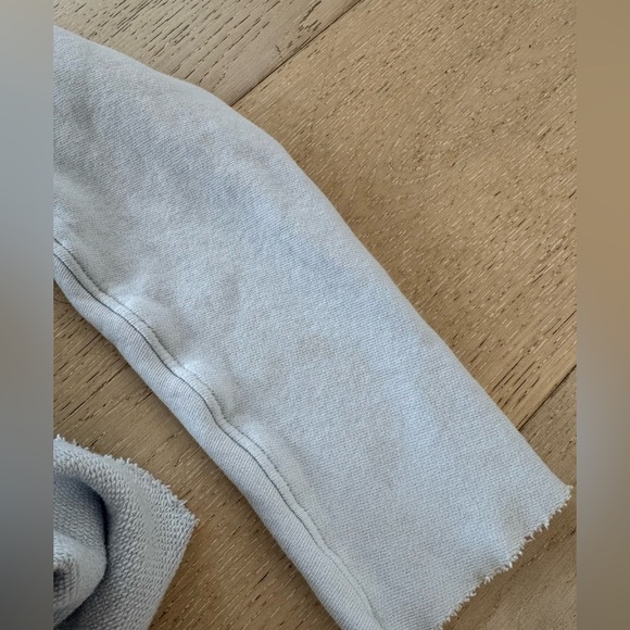 Frank & Eileen Anna Long Sleeve Capelet Triple Fleece Saltwater Blue Size Small - Picture 8 of 8